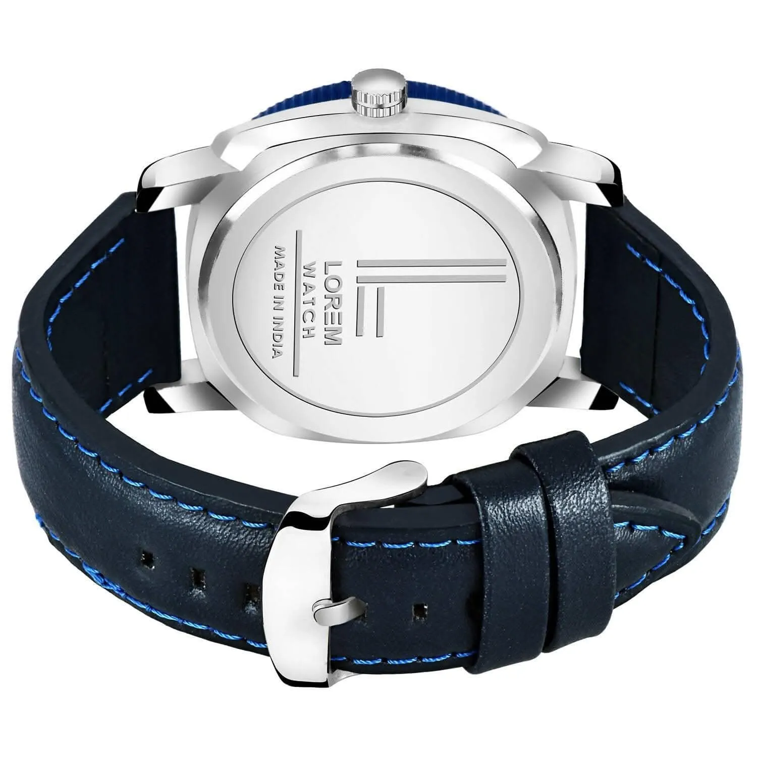 LOREM Blue Army Analog Watch For Men LR54