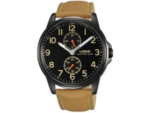 Lorus Gents Brown and Black Watch Model R3A03AX-9