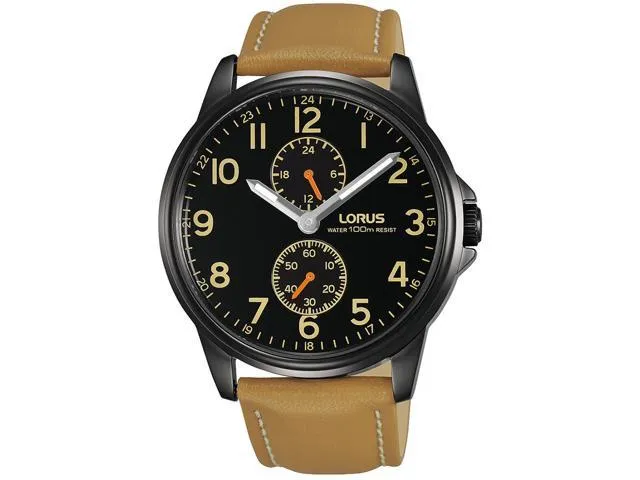 Lorus Gents Brown and Black Watch Model R3A03AX-9