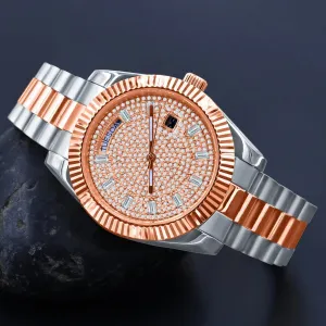LUXURIOUS HIP HOP METAL TIMEPIECE