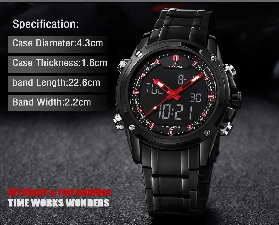 Luxury Brand Men Military Watches