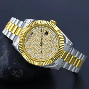 LUXURY HIP HOP BLING METAL TIMEPIECE