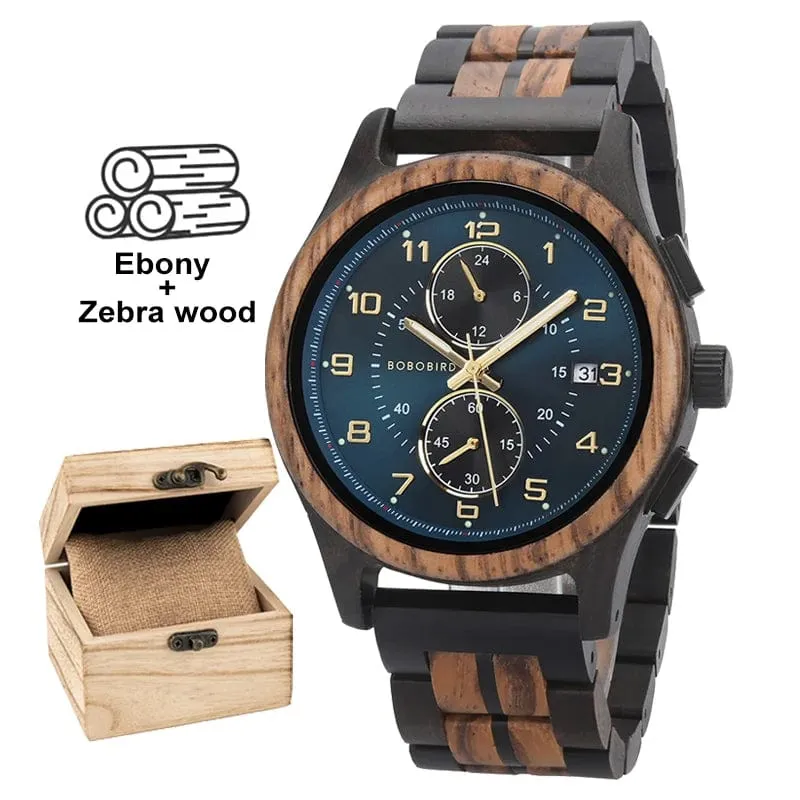 Luxury Wooden Wristwatch