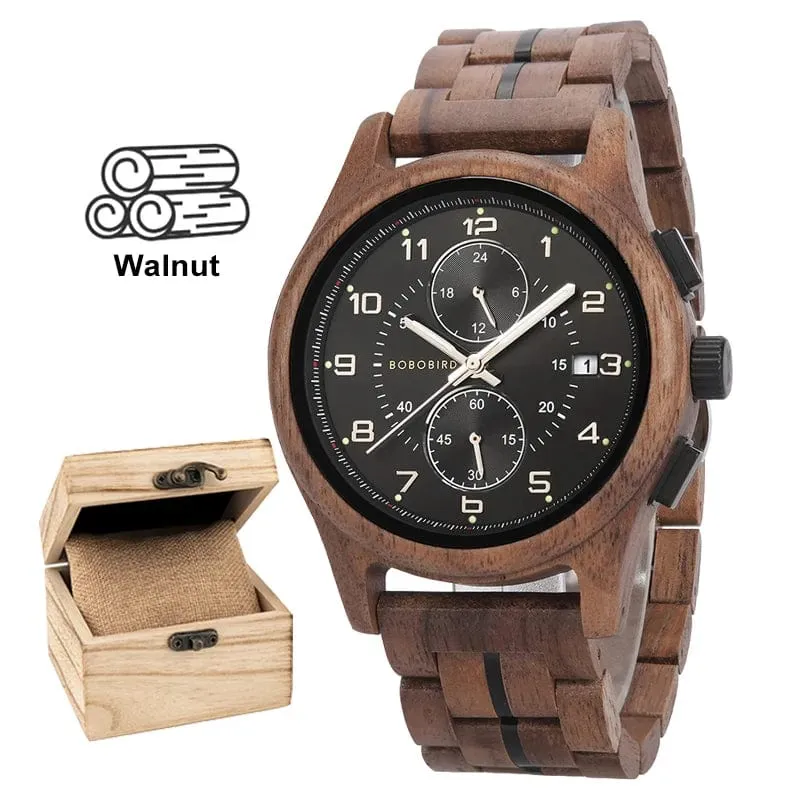 Luxury Wooden Wristwatch