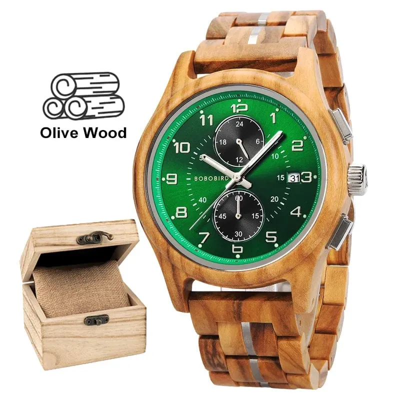 Luxury Wooden Wristwatch