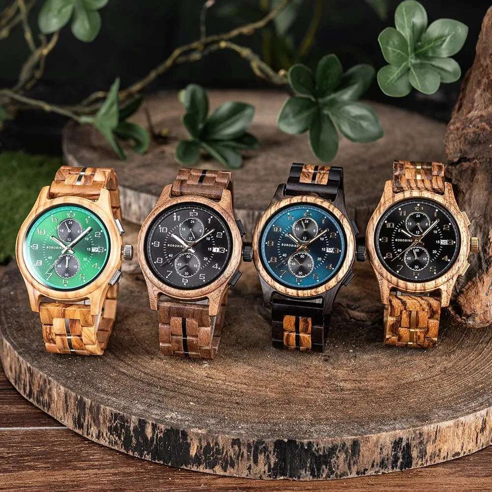 Luxury Wooden Wristwatch