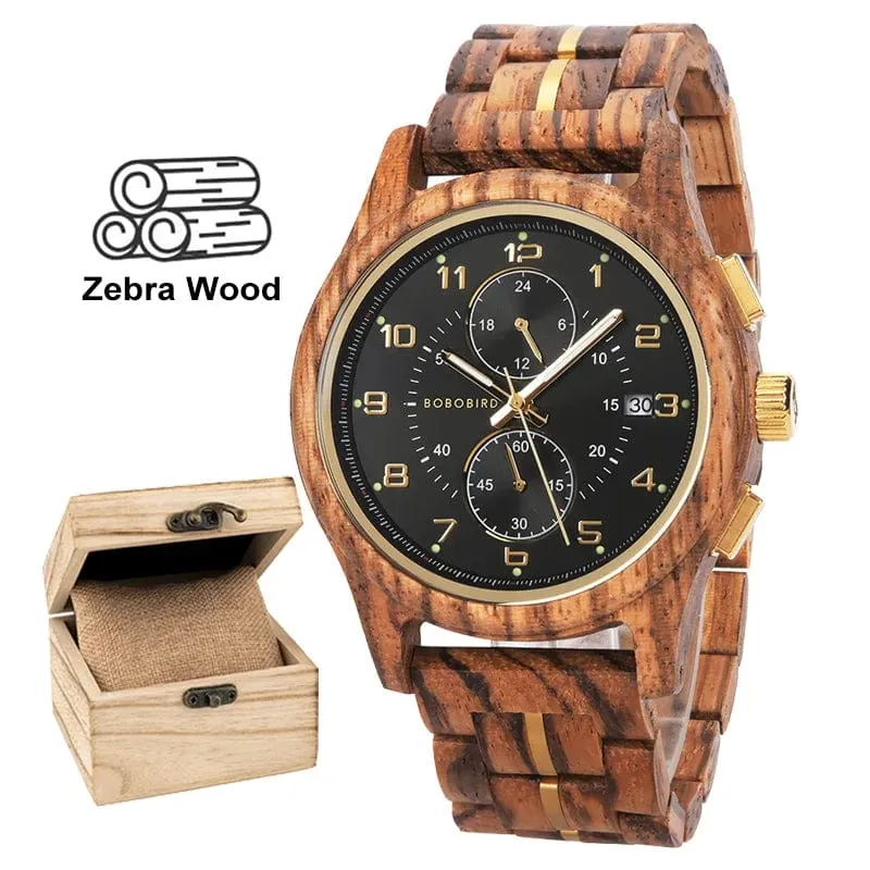Luxury Wooden Wristwatch