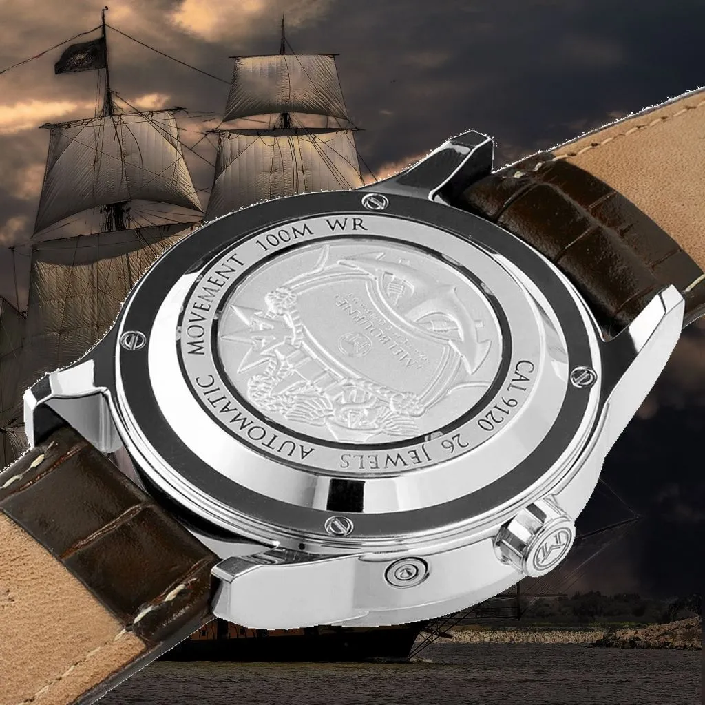 Melbourne Portsea Calendar Classic — Silver (Triple Calendar)