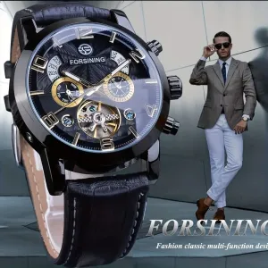 Men's Tourbillon Mechanical Watch - Luxury