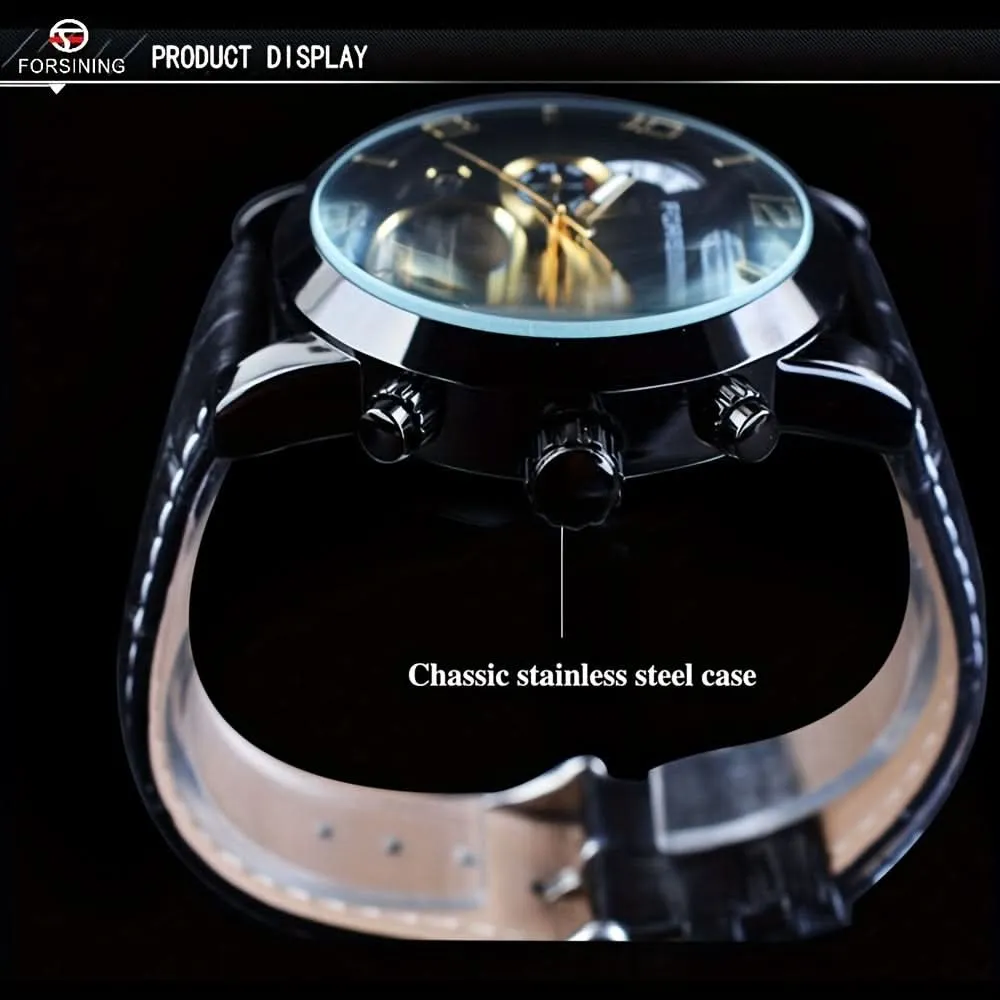 Men's Tourbillon Mechanical Watch - Luxury