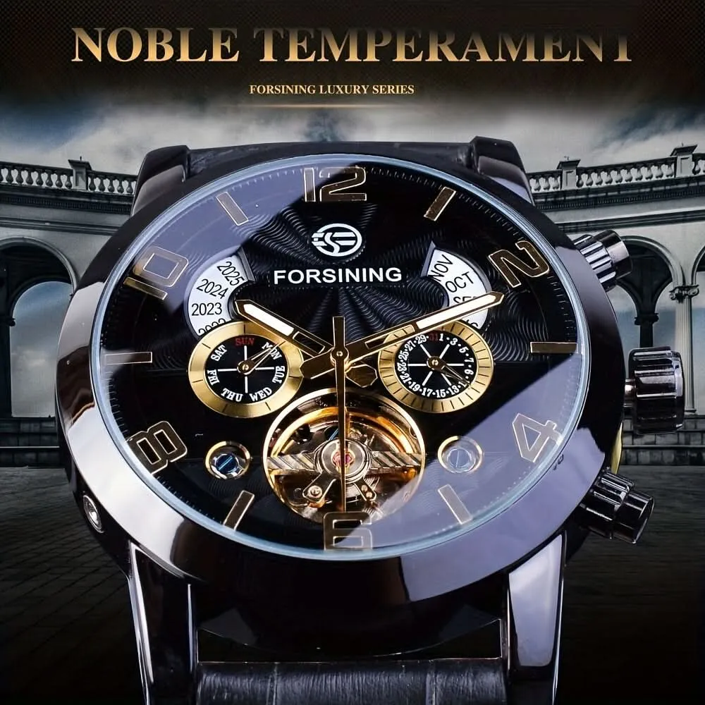 Men's Tourbillon Mechanical Watch - Luxury