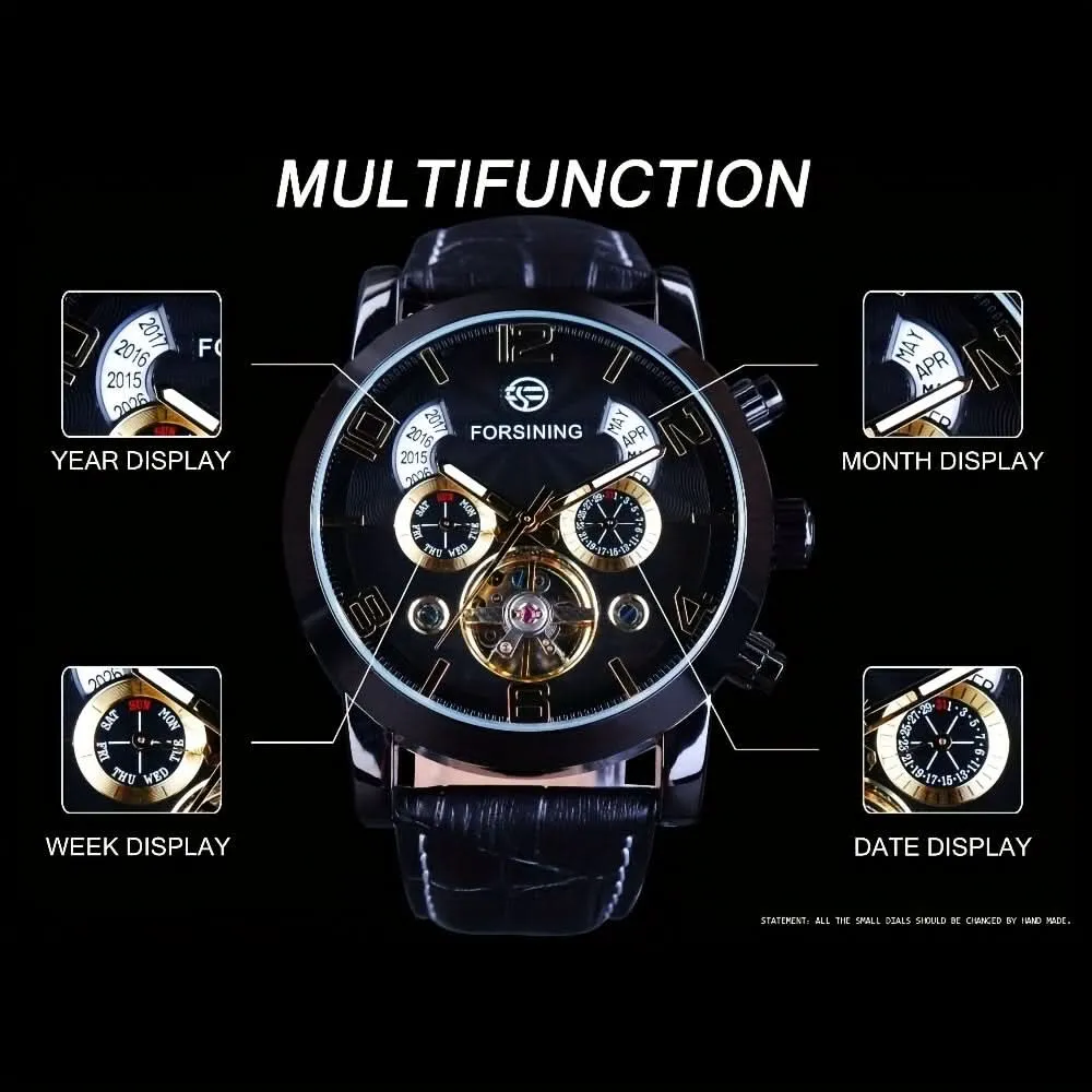 Men's Tourbillon Mechanical Watch - Luxury