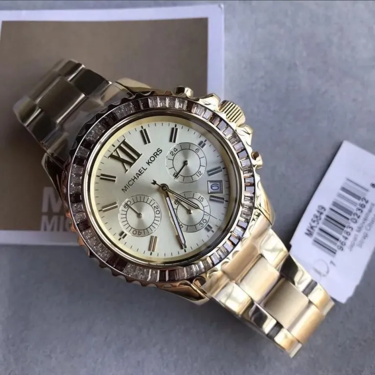 Michael Kors Everest Gold Chronograph Women's Watch MK5849