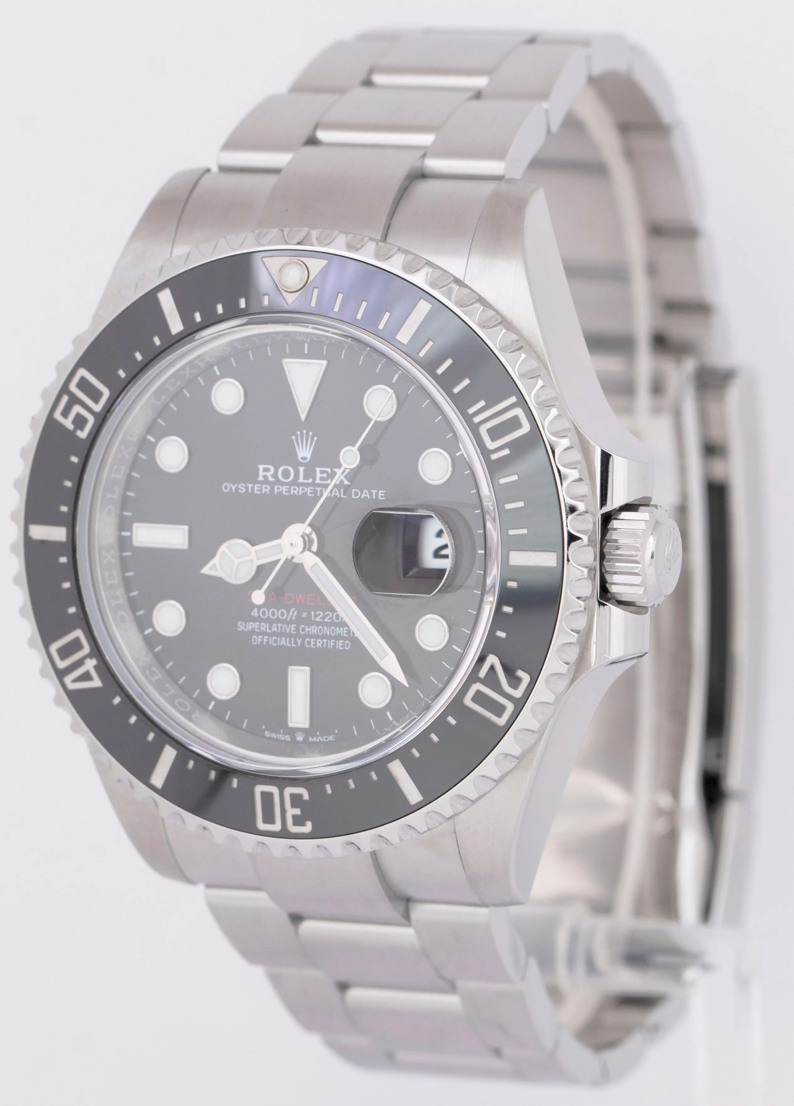 MINT PAPERS Rolex Sea-Dweller 126600 Black Mark II Stainless 43mm Watch BOX