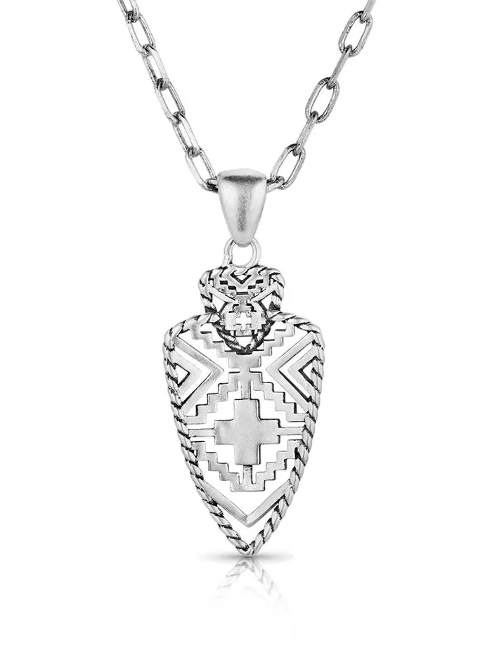 Montana Silversmiths NC5863 Womens Patterns of the Southwest Necklace Silver