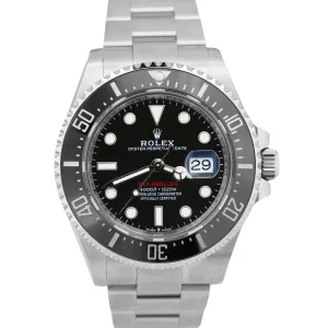 NEW 2022 PAPERS Rolex Sea-Dweller 126600 Black Red Mark II 43mm MK2 Watch BOX