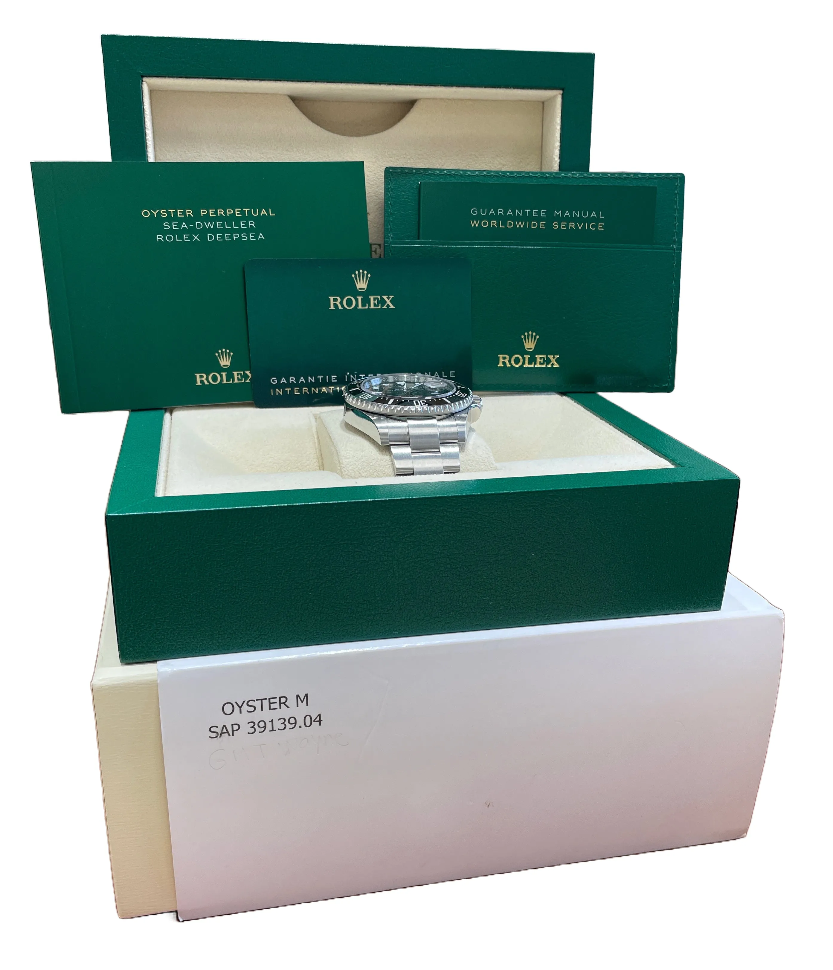 NEW 2022 PAPERS Rolex Sea-Dweller 126600 Black Red Mark II 43mm MK2 Watch BOX