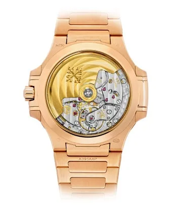 Patek Philippe Nautilus Automatic 18K Rose Gold with Diamonds Ladies Watch