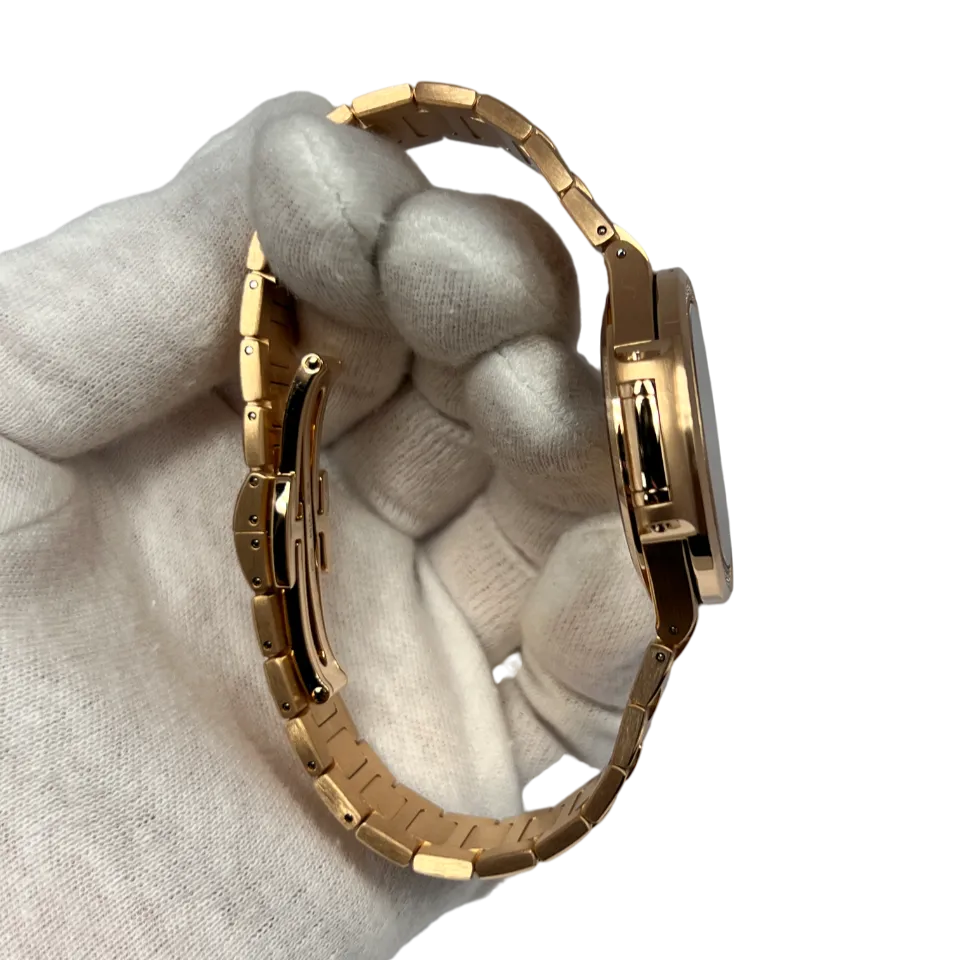 Patek Philippe Nautilus Automatic 18K Rose Gold with Diamonds Ladies Watch