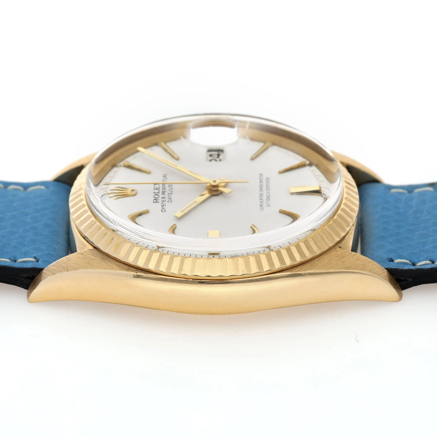 Rolex Datejust 1601 Yellow Gold White Dial