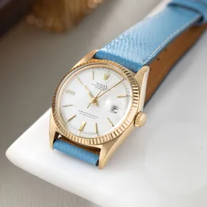 Rolex Datejust 1601 Yellow Gold White Dial