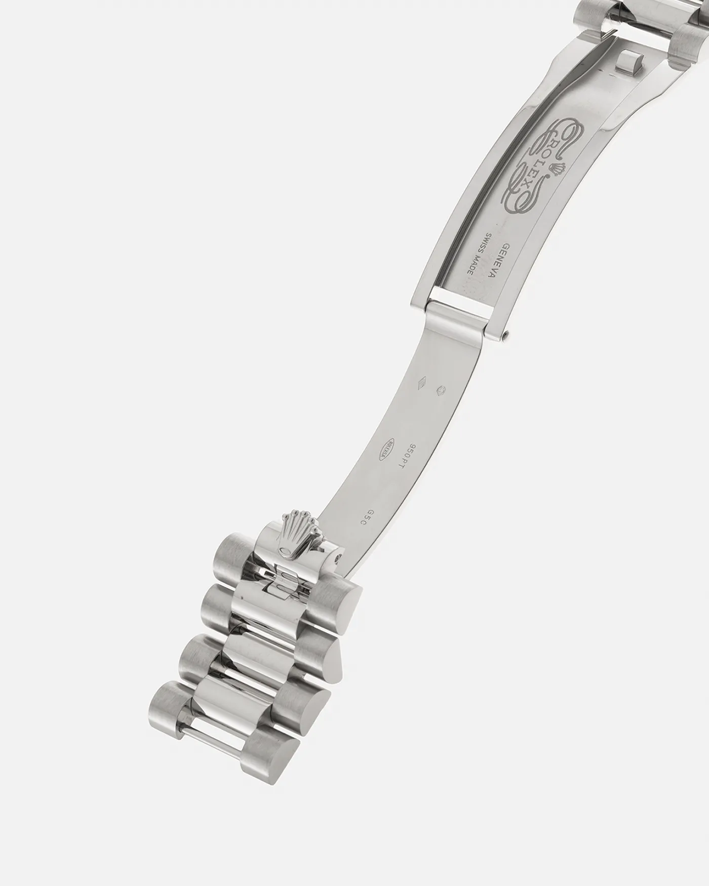 Rolex Day Date Baguette Diamond Platinum 118366