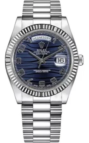 Rolex Day-Date II 18K White Gold Men's Watch