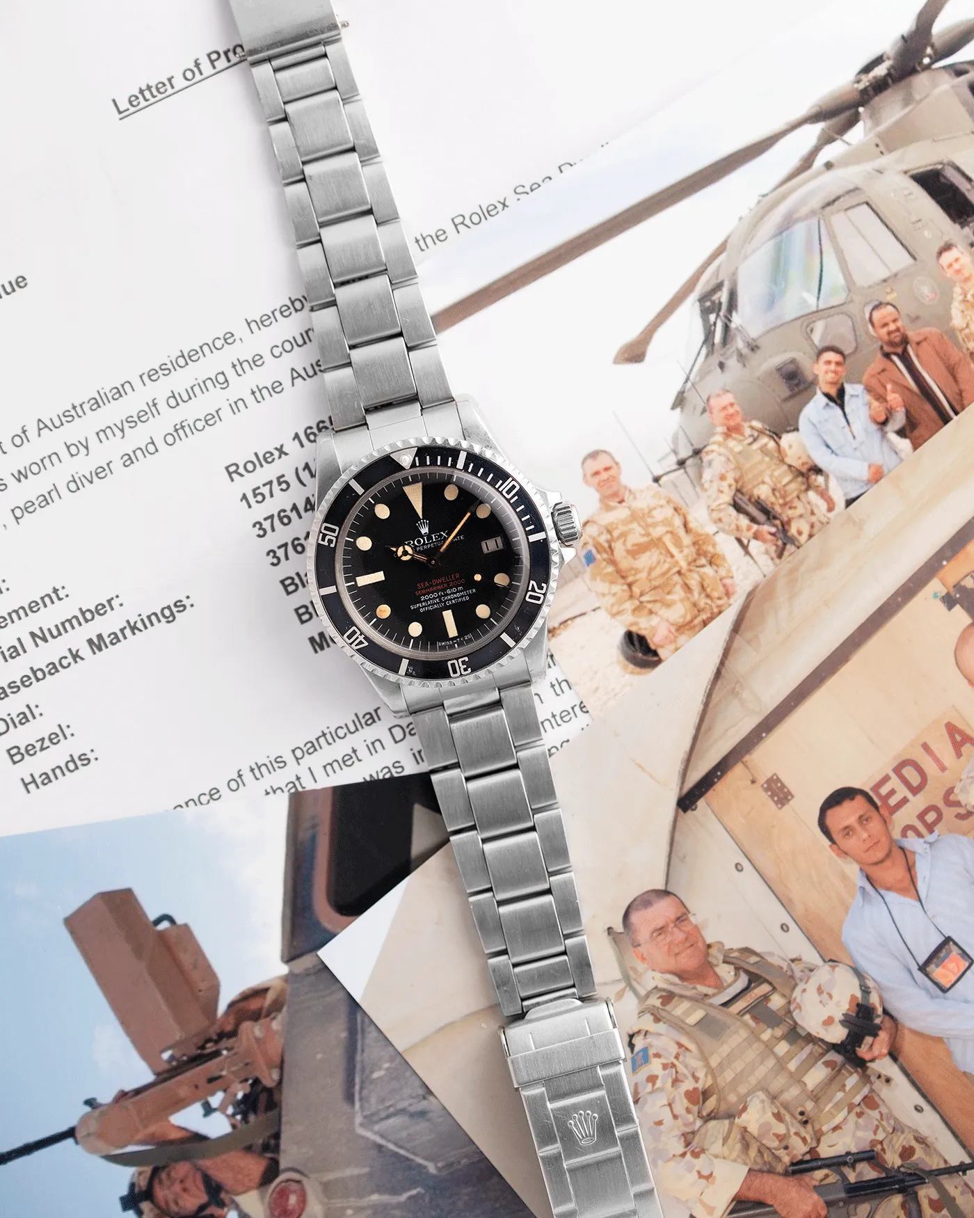 Rolex Double Red Sea Dweller Mk 3 Provenance