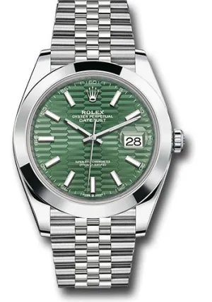 Rolex Steel Datejust 41mm Watch 126300 mgflmij