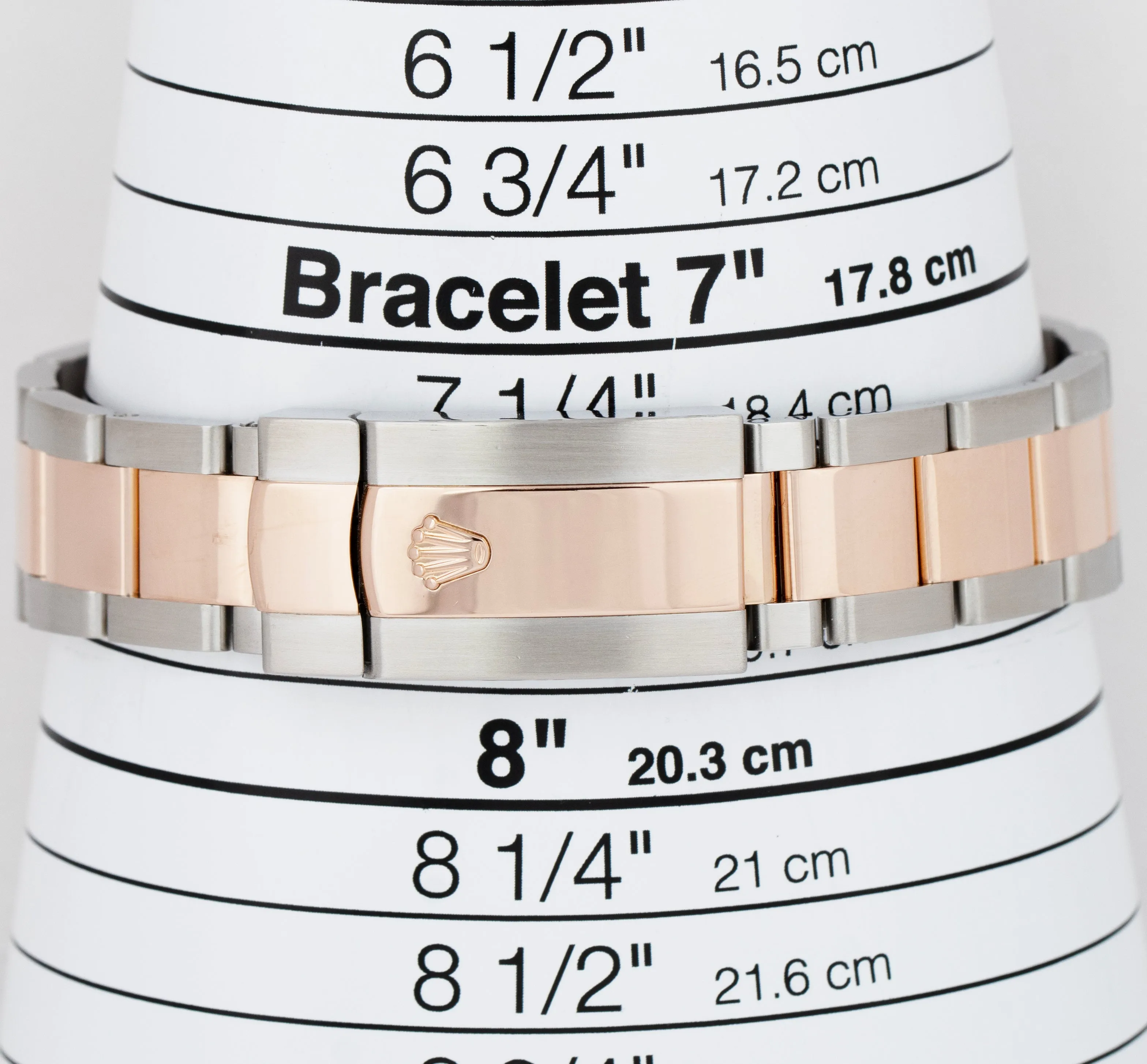RSC 2021 Rolex DateJust Turn-O-Graph 36mm White Two-Tone Rose Gold 116261