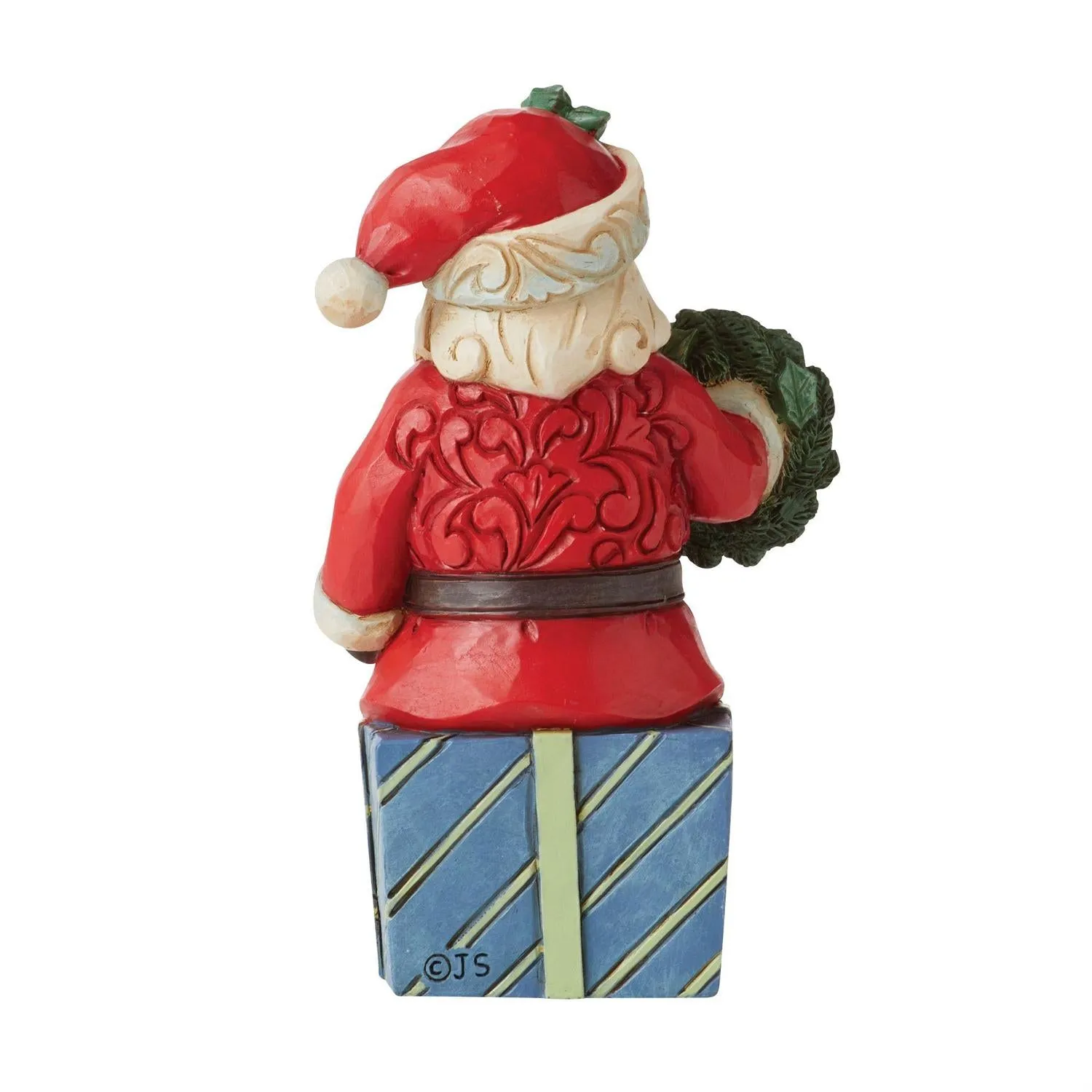 Santa Sitting on Gifts