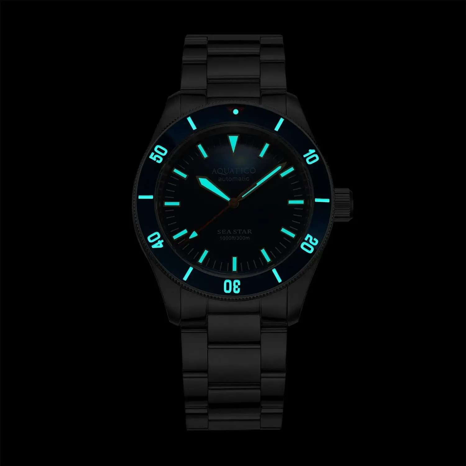 Sea star V2 black dial ceramic bezel (Swiss Sellita sw200-1) No Date