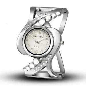 Sidiou Group Bracelet Watch,  Quartz Crystal Wrist Watch,  Rhinestone  Watches for Women