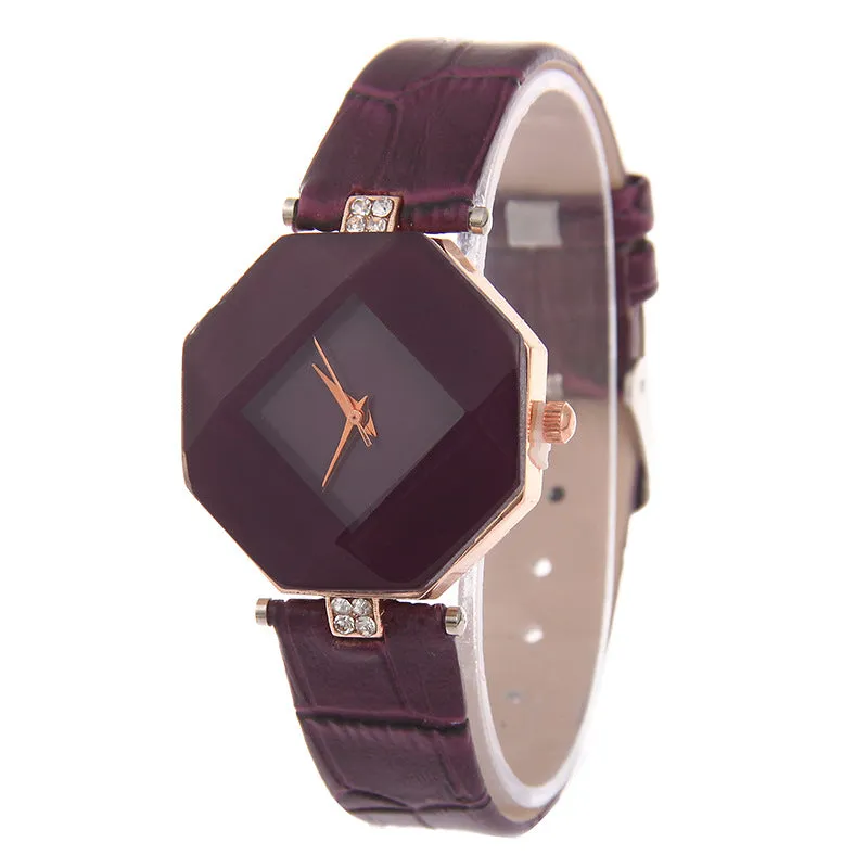 Sidiou Group Hot Sale New Retro Luxury Quartz Leather Watch Fashion Wristwatch Casual Elegant Female Mini Band Dress Watches