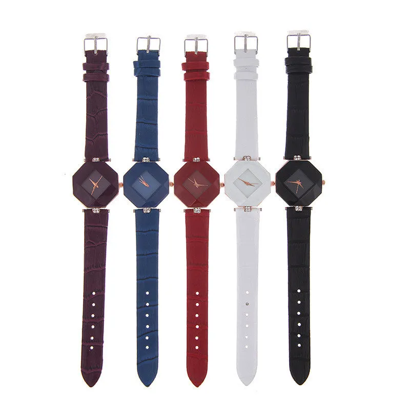 Sidiou Group Hot Sale New Retro Luxury Quartz Leather Watch Fashion Wristwatch Casual Elegant Female Mini Band Dress Watches