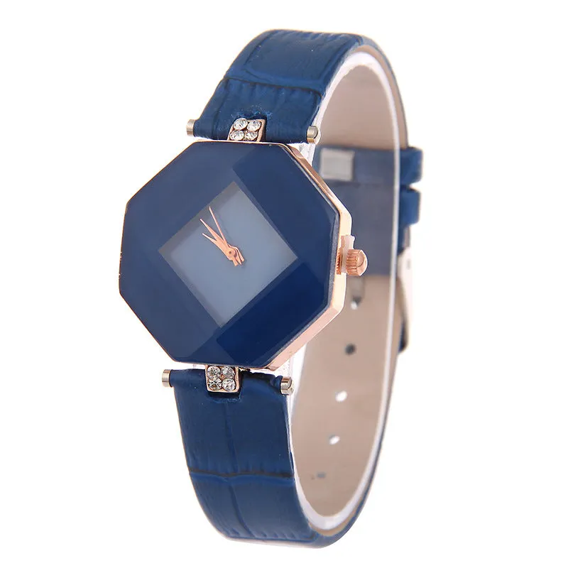 Sidiou Group Hot Sale New Retro Luxury Quartz Leather Watch Fashion Wristwatch Casual Elegant Female Mini Band Dress Watches