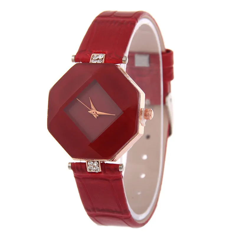 Sidiou Group Hot Sale New Retro Luxury Quartz Leather Watch Fashion Wristwatch Casual Elegant Female Mini Band Dress Watches