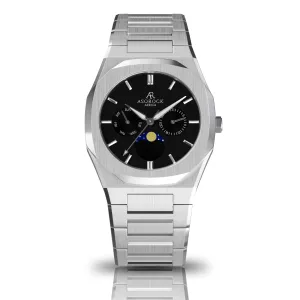 Silver/Black Transporter by ASOROCK WATCHES