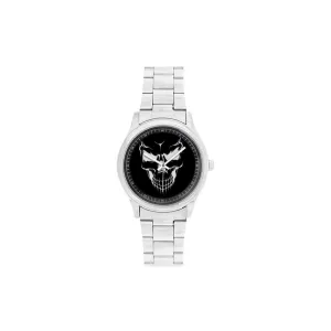 Smiling Skull Face Men's Stainless Steel Watch