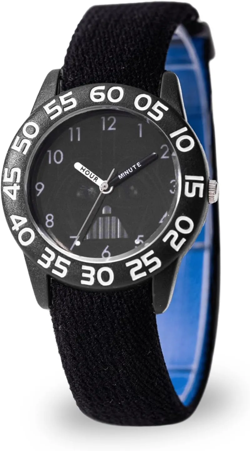STAR WARS Kids' Plastic Time Teacher Analog Quartz Nylon Strap Watch