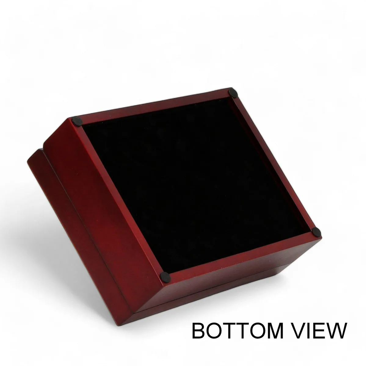 SUBLIMART: Wood Box  Lined large wood box with printed tile - Carara Black Gold Marble
