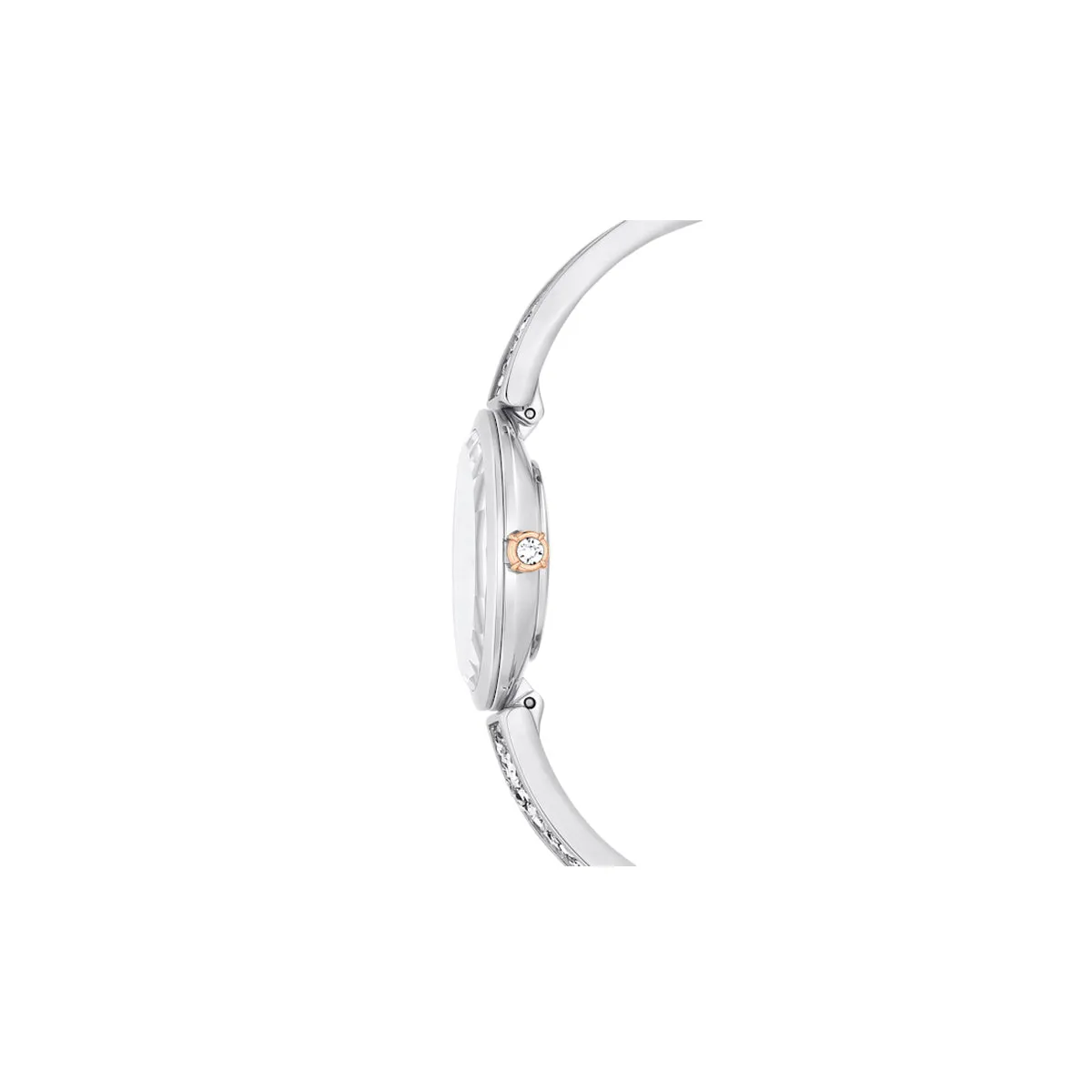 Swarovski Stainless Steel Crystal Rock Oval Watch
