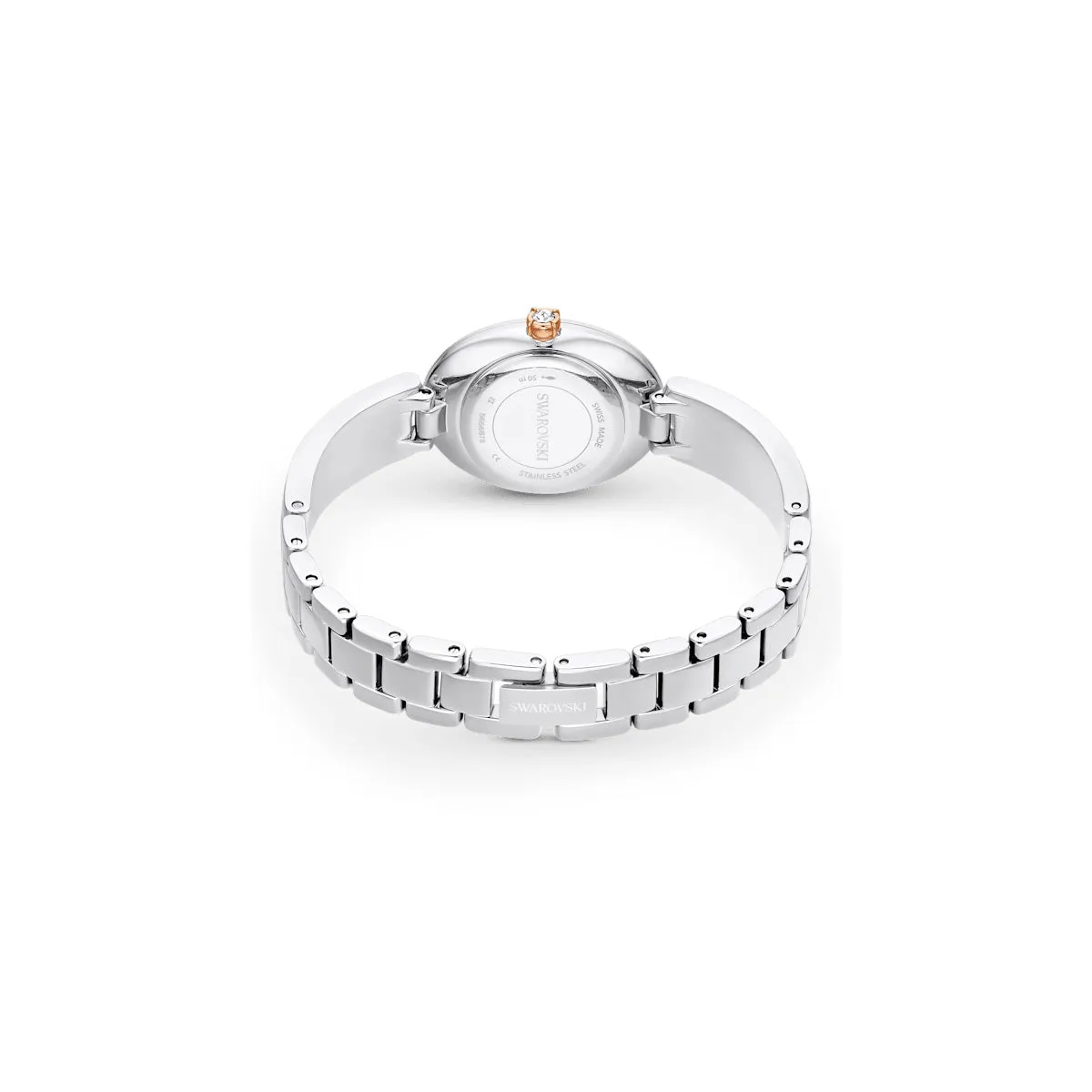 Swarovski Stainless Steel Crystal Rock Oval Watch