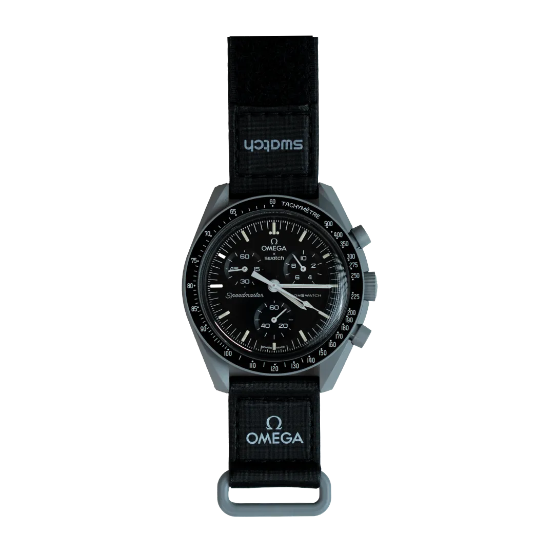 Swatch x Omega Bioceramic Moonswatch-Mission to Moonshine Gold Floral Dial