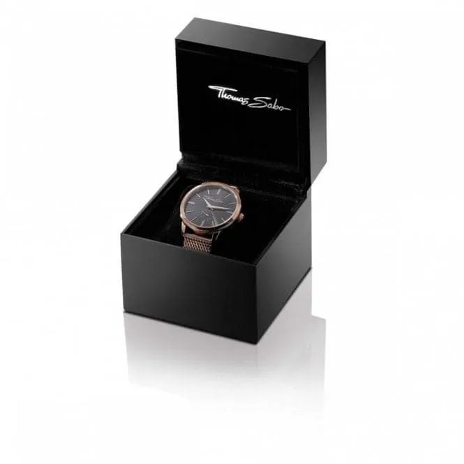 Thomas Sabo Rebel At Heart  Chronograph Black Watch WA0139-222-203