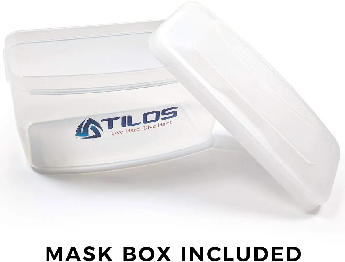 Tilos Spawn Camo Mask Snorkel Set for Spearfishing, Free Diving, Scuba Diving, Snorkeling