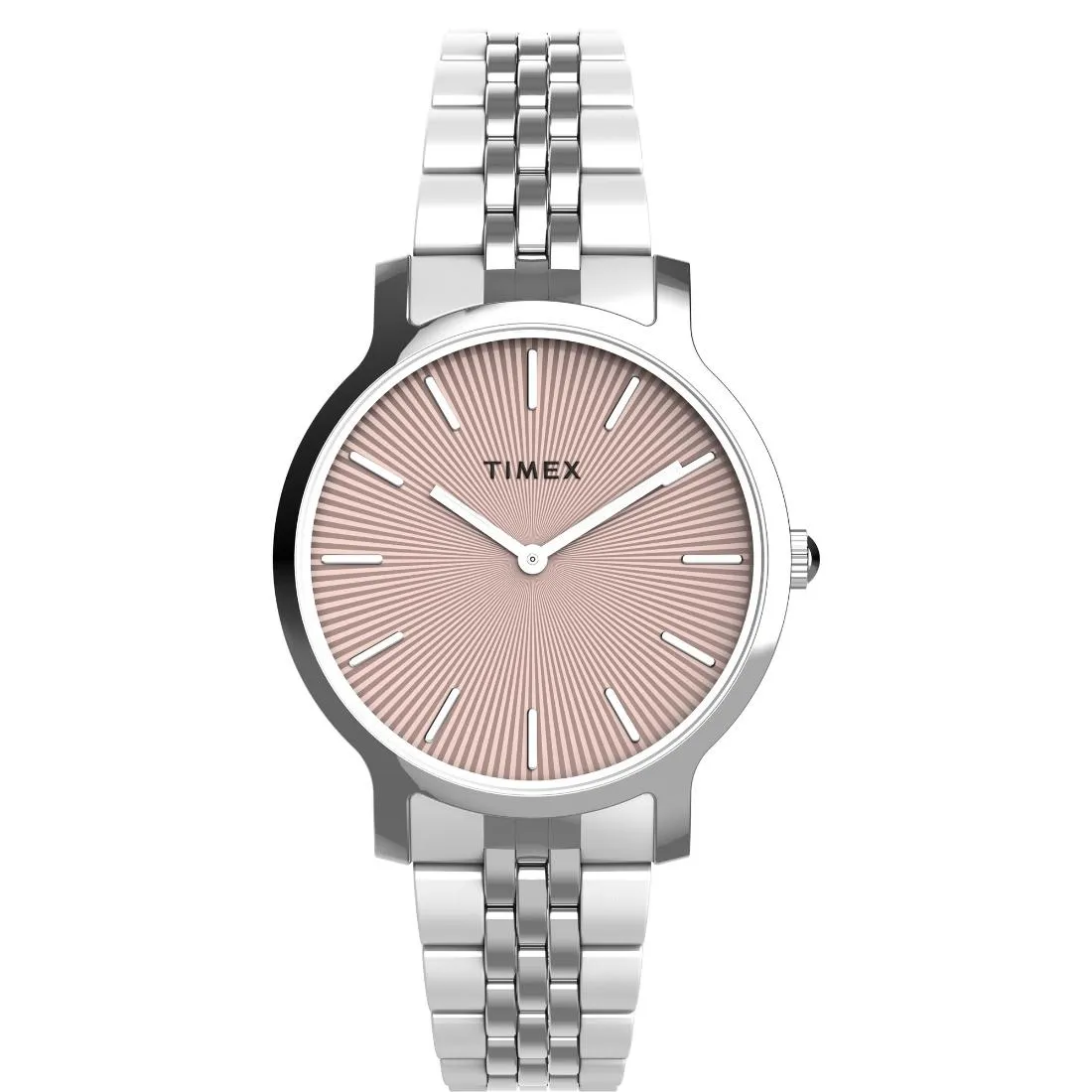 Timex Women 34 mm Size Pink Dial Analog Watch -TW2V77400