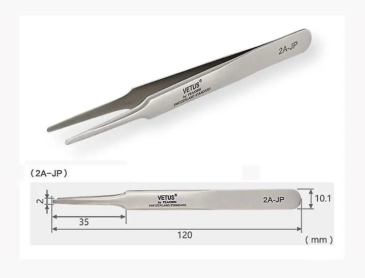 Tweezers professional pincet tweezer tool stainless steel pincette eyelashes |eyelash extension settweezers 2a-j