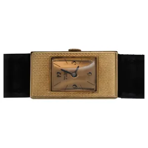 Van Cleef & Arpels 18K Yellow Gold Manual Wind Watch