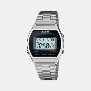 Vintage Men's Digital Stainless Steel Watch D129 - B640WD-1AVDF